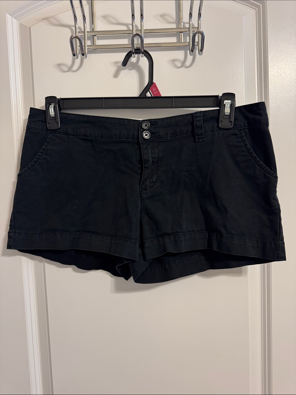 Mossimo Supply Co. Black Women's Cotton Casual Shorts
